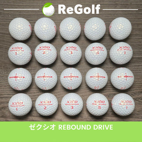 【中古】 ロストボール XXIO ゼクシオ リバウンドドライブ プレミアムピンク 20球 Aランク ゴルフボール リゴルフ