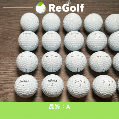 【中古】 ロストボール タイトリスト AVX ホワイト 2022年モデル 20球 Aランク ゴルフボール リゴルフ