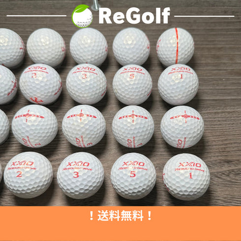【中古】 ロストボール XXIO ゼクシオ リバウンドドライブ プレミアムピンク 20球 Cランク ゴルフボール リゴルフ