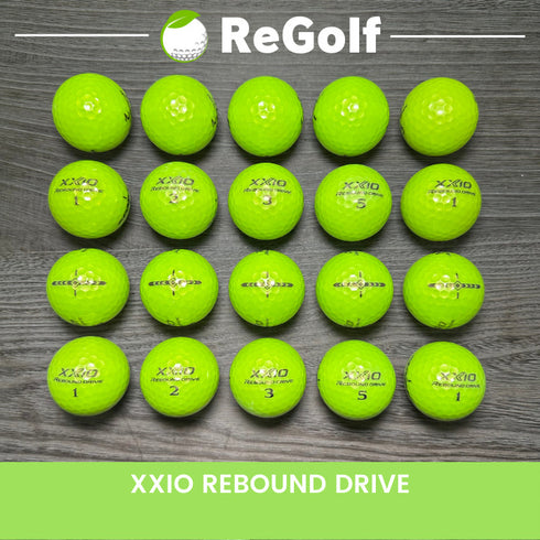 【中古】 ロストボール XXIO ゼクシオ リバウンドドライブ ライムイエロー 20球 Bランク ゴルフボール リゴルフ