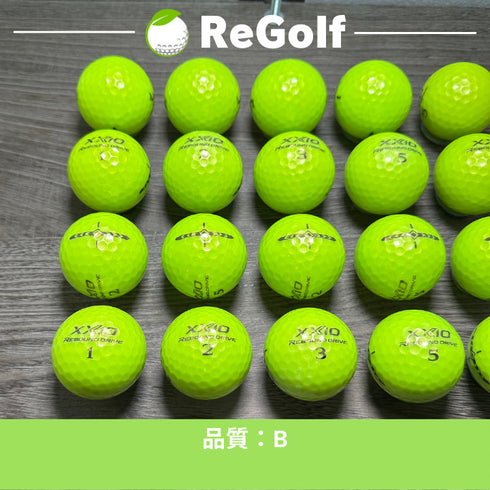 【中古】 ロストボール XXIO ゼクシオ リバウンドドライブ ライムイエロー 20球 Bランク ゴルフボール リゴルフ