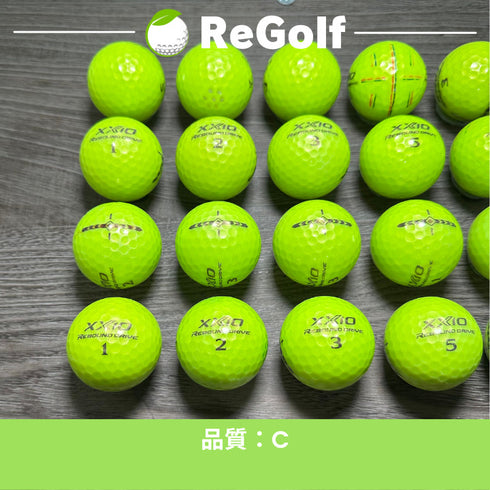 【中古】 ロストボール XXIO ゼクシオ リバウンドドライブ ライムイエロー 20球 Cランク ゴルフボール リゴルフ