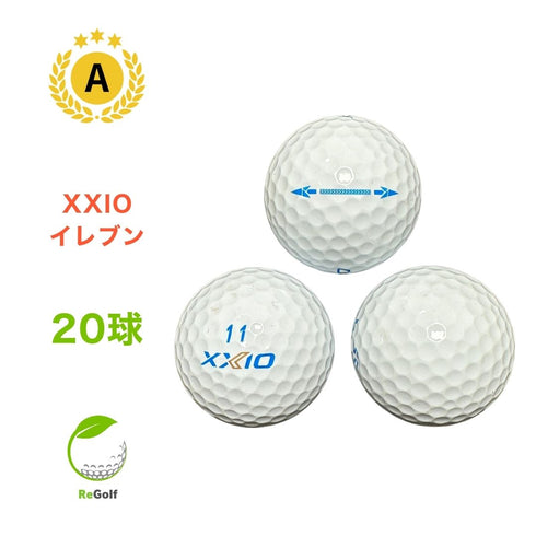【中古】 ロストボール XXIO ゼクシオ イレブン ホワイト 20球 Aランク ゴルフボール リゴルフ