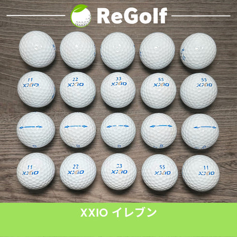 【中古】 ロストボール XXIO ゼクシオ イレブン ホワイト 20球 Bランク ゴルフボール リゴルフ