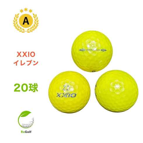 【中古】 ロストボール XXIO ゼクシオ イレブン イエロー 20球 Aランク ゴルフボール リゴルフ