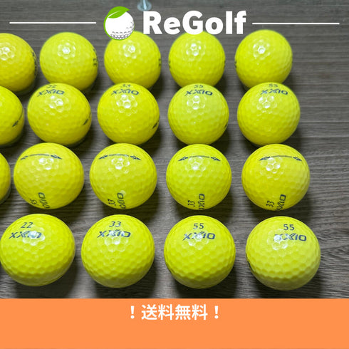【中古】 ロストボール XXIO ゼクシオ イレブン イエロー 20球 Aランク ゴルフボール リゴルフ
