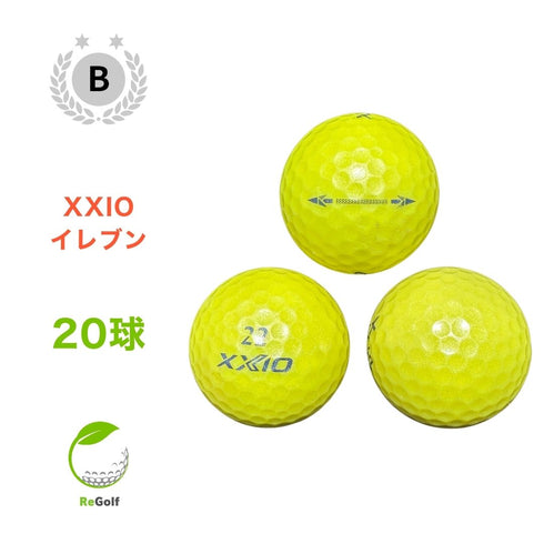 【中古】 ロストボール XXIO ゼクシオ イレブン イエロー 20球 Bランク ゴルフボール リゴルフ
