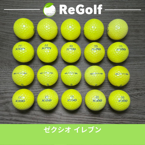【中古】 ロストボール XXIO ゼクシオ イレブン イエロー 20球 Bランク ゴルフボール リゴルフ