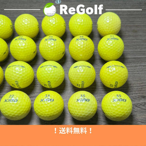 【中古】 ロストボール XXIO ゼクシオ イレブン イエロー 20球 Bランク ゴルフボール リゴルフ