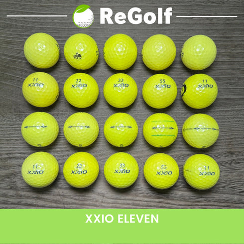 【中古】 ロストボール XXIO ゼクシオ イレブン イエロー 20球 Cランク ゴルフボール リゴルフ