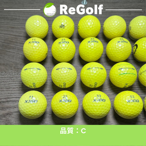 【中古】 ロストボール XXIO ゼクシオ イレブン イエロー 20球 Cランク ゴルフボール リゴルフ