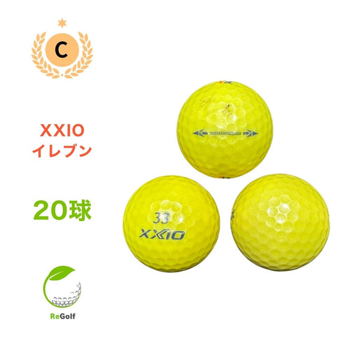 【中古】 ロストボール XXIO ゼクシオ イレブン イエロー 20球 Cランク ゴルフボール リゴルフ