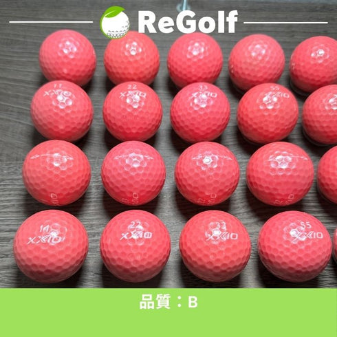 【中古】 ロストボール XXIO ゼクシオ イレブン ピンク 20球 Bランク ゴルフボール リゴルフ