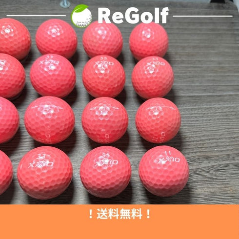 【中古】 ロストボール XXIO ゼクシオ イレブン ピンク 20球 Bランク ゴルフボール リゴルフ