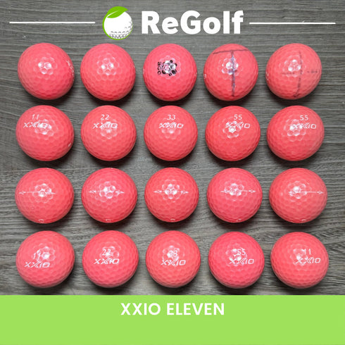 【中古】 ロストボール ゼクシオ イレブン ピンク 20球 Cランク ゴルフボール リゴルフ