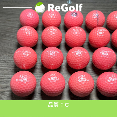 【中古】 ロストボール ゼクシオ イレブン ピンク 20球 Cランク ゴルフボール リゴルフ