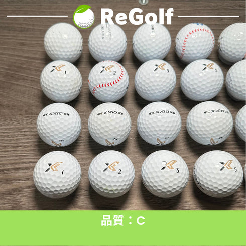【中古】 ロストボール XXIO ゼクシオ X エックス ホワイト 20球 Cランク ゴルフボール リゴルフ