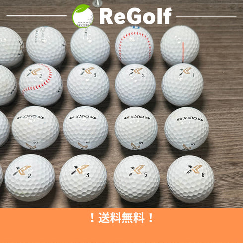 【中古】 ロストボール XXIO ゼクシオ X エックス ホワイト 20球 Cランク ゴルフボール リゴルフ