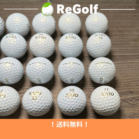 【中古】 ロストボール XXIO ゼクシオ カラーボール パール 銘柄混合 20球 ABランク ゴルフボール リゴルフ