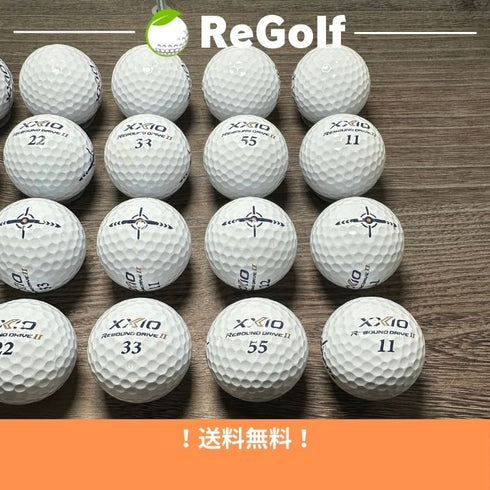 【中古】 ロストボール XXIO ゼクシオ リバウンドドライブ 2 ホワイト 20球 Bランク ゴルフボール リゴルフ