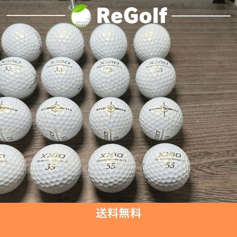 【中古】 ロストボール ゼクシオ リバウンドドライブ 2 プレミアムホワイト 20球 Bランク ゴルフボール リゴルフ