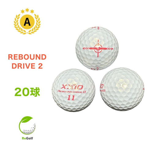 【中古】 ロストボール ゼクシオ リバウンドドライブ 2 プレミアムピンク 20球 Cランク ゴルフボール リゴルフ