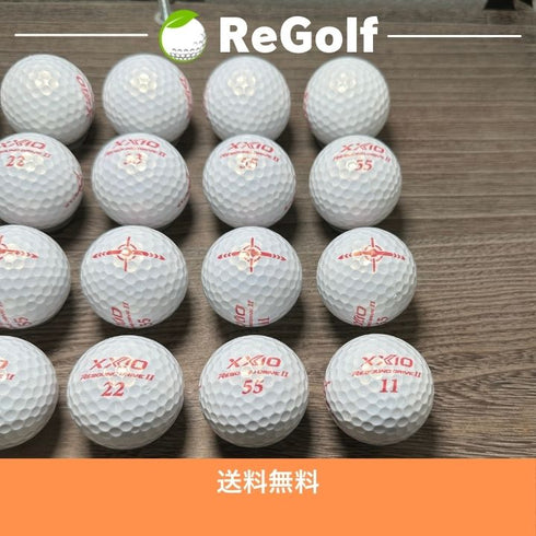 【中古】 ロストボール ゼクシオ リバウンドドライブ 2 プレミアムピンク 20球 Cランク ゴルフボール リゴルフ