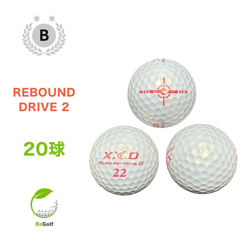 【中古】 ロストボール XXIO ゼクシオ リバウンドドライブ 2 プレミアムピンク 20球 Bランク ゴルフボール リゴルフ