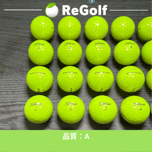 【中古】 ロストボール タイトリスト AVX イエロー 2022年モデル 20球 Aランク ゴルフボール リゴルフ
