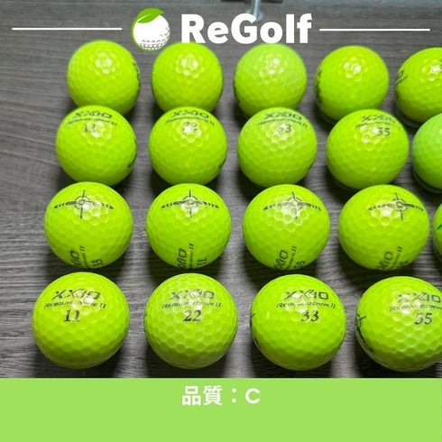 【中古】 ロストボール XXIO ゼクシオ リバウンドドライブ 2 ライムイエロー 20球 Cランク ゴルフボール リゴルフ