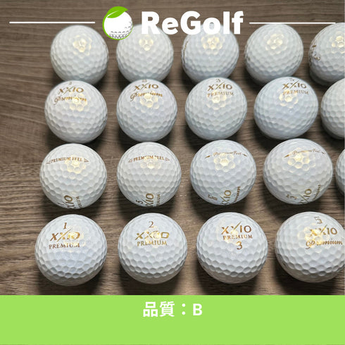【中古】 ロストボール XXIO ゼクシオ プレミアム ゴールドパール 年式混合 20球 Bランク ゴルフボール リゴルフ