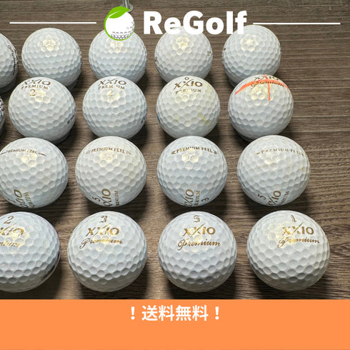 【中古】 ロストボール XXIO ゼクシオ プレミアム ロイヤルゴールド 20球 ゴルフボール リゴルフ