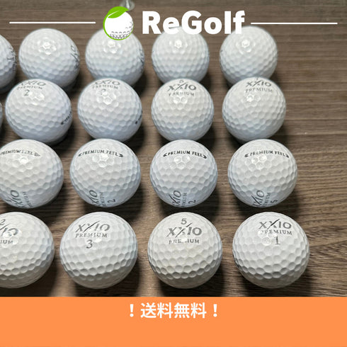 【中古】 ロストボール XXIO ゼクシオ プレミアム ロイヤルプラチナ 年式混合 20球 Aランク ゴルフボール リゴルフ