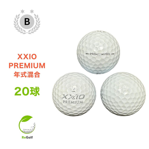 【中古】 ロストボール XXIO ゼクシオ プレミアム ロイヤルプラチナ 年式混合 20球 Bランク ゴルフボール リゴルフ