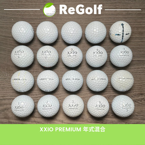 【中古】 ロストボール XXIO ゼクシオ プレミアム ロイヤルプラチナ 年式混合 20球 ぉ試ランク ゴルフボール リゴルフ