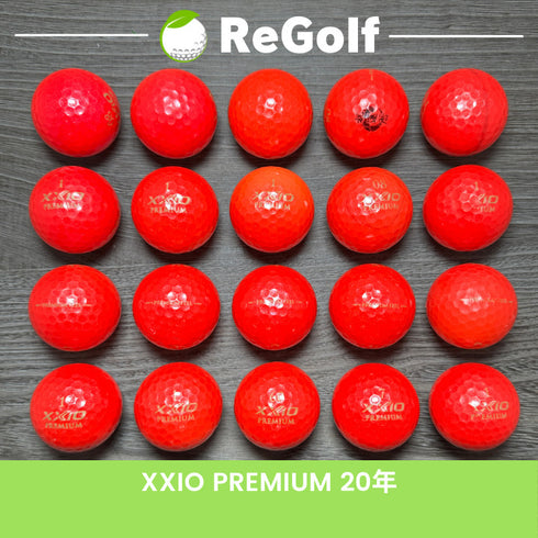 【中古】 ロストボール XXIO ゼクシオ プレミアム レッド 2020年モデル 20球 ACランク ゴルフボール リゴルフ