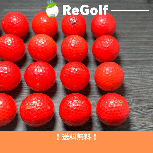【中古】 ロストボール XXIO ゼクシオ プレミアム レッド 2020年モデル 20球 ACランク ゴルフボール リゴルフ