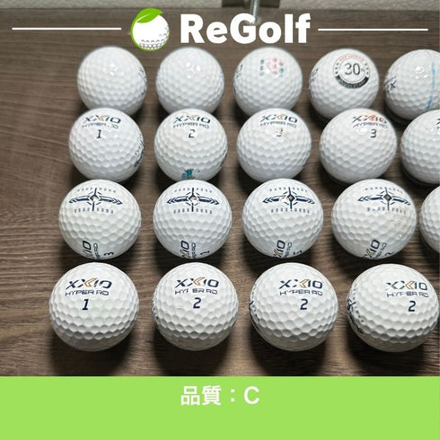 ロストボール XXIO ゼクシオ ハイパー RD ホワイト 20球 Cランク ゴルフボール