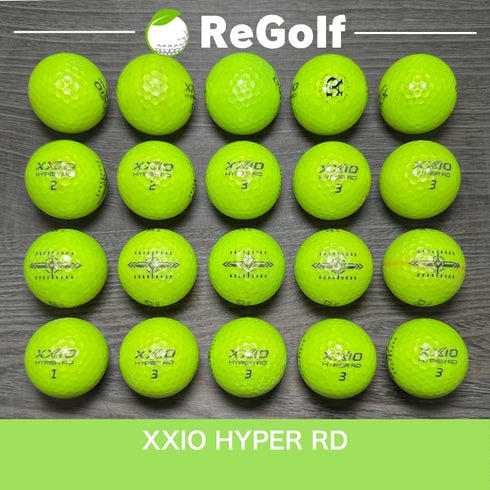 ロストボール XXIO ゼクシオ ハイパー RD ライムイエロー 20球 Cランク ゴルフボール