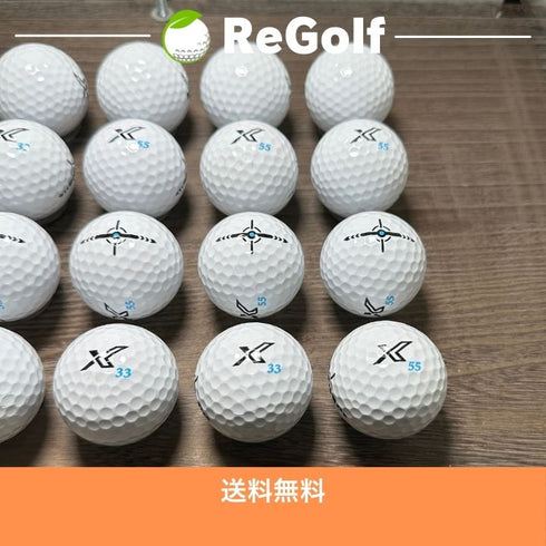 【中古】 ロストボール XXIO ゼクシオ リバウンドドライブ 2 ホワイト Xマーク 20球 Bランク ゴルフボール リゴルフ
