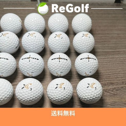 【中古】 ロストボール XXIO ゼクシオ リバウンドドライブ ホワイト Xマーク 20球 Aランク ゴルフボール リゴルフ