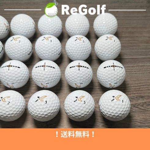 【中古】 ロストボール XXIO ゼクシオ リバウンドドライブ ホワイト Xマーク 20球 Bランク ゴルフボール リゴルフ
