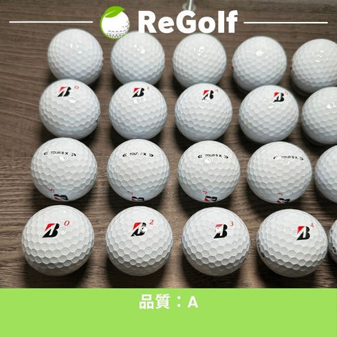 【中古】 ロストボール ブリヂストン ツアーB TOUR B X コーポレートカラー 2024年モデル 20球 Aランク ゴルフボール リゴルフ
