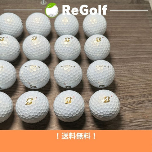 【中古】 ロストボール ブリヂストン ツアーB TOUR B X パール 2024年モデル 20球 Aランク ゴルフボール リゴルフ