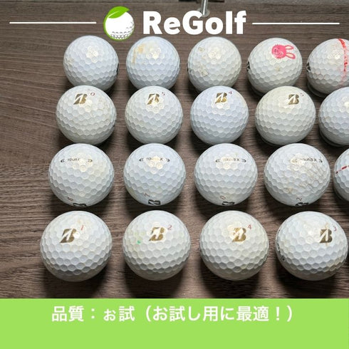 【中古】 ロストボール ブリヂストン ツアーB TOUR B X パール 2024年モデル 20球 ぉ試ランク ゴルフボール リゴルフ