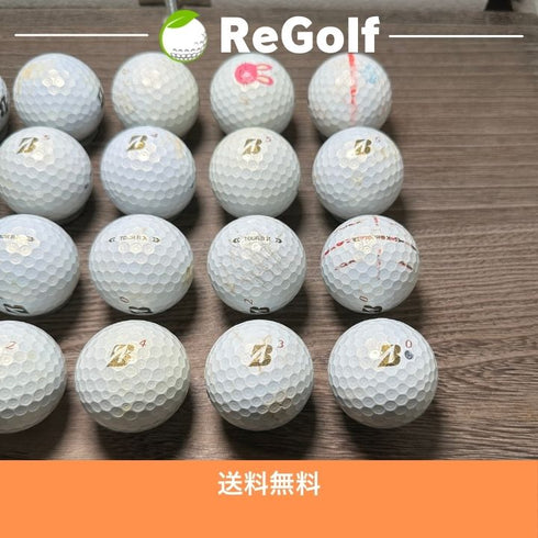 【中古】 ロストボール ブリヂストン ツアーB TOUR B X パール 2024年モデル 20球 ぉ試ランク ゴルフボール リゴルフ