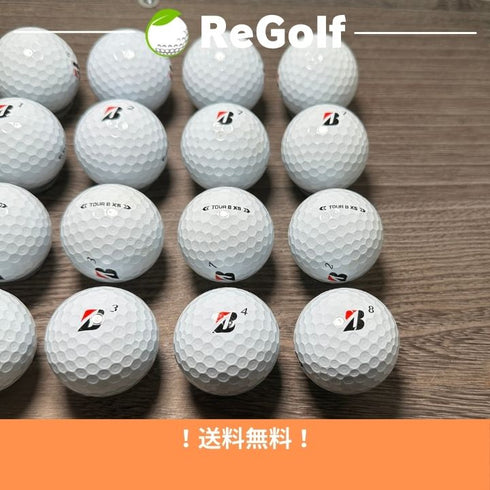 【中古】 ロストボール ブリヂストン ツアーB TOUR B XS コーポレートカラー 2024年モデル 20球 Bランク ゴルフボール リゴルフ
