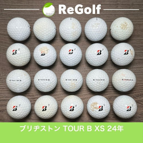 【中古】 ロストボール ブリヂストン ツアーB TOUR B XS 2024年モデル コーポレートカラー 20球 ぉ試ランク ゴルフボール リゴルフ