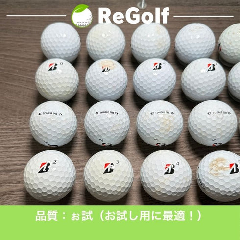 【中古】 ロストボール ブリヂストン ツアーB TOUR B XS 2024年モデル コーポレートカラー 20球 ぉ試ランク ゴルフボール リゴルフ