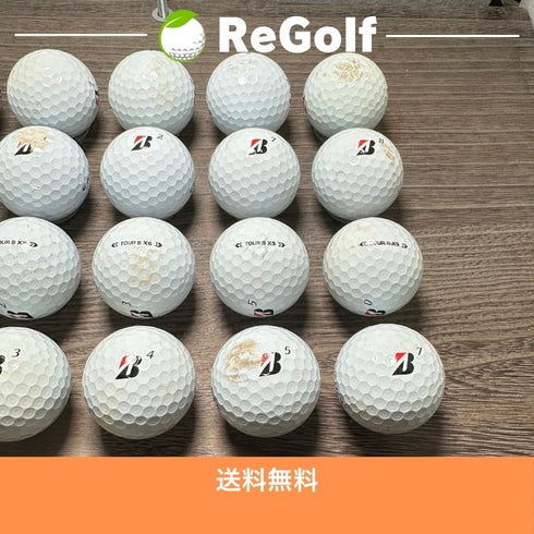 【中古】 ロストボール ブリヂストン ツアーB TOUR B XS 2024年モデル コーポレートカラー 20球 ぉ試ランク ゴルフボール リゴルフ